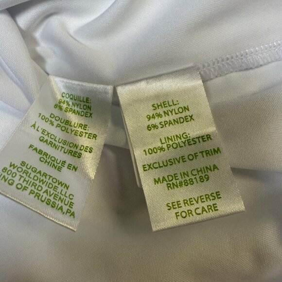 Lilly Pulitzer Sea Isle Dress Women’s M Resort White Lace-Up EUC - Picture 7 of 11